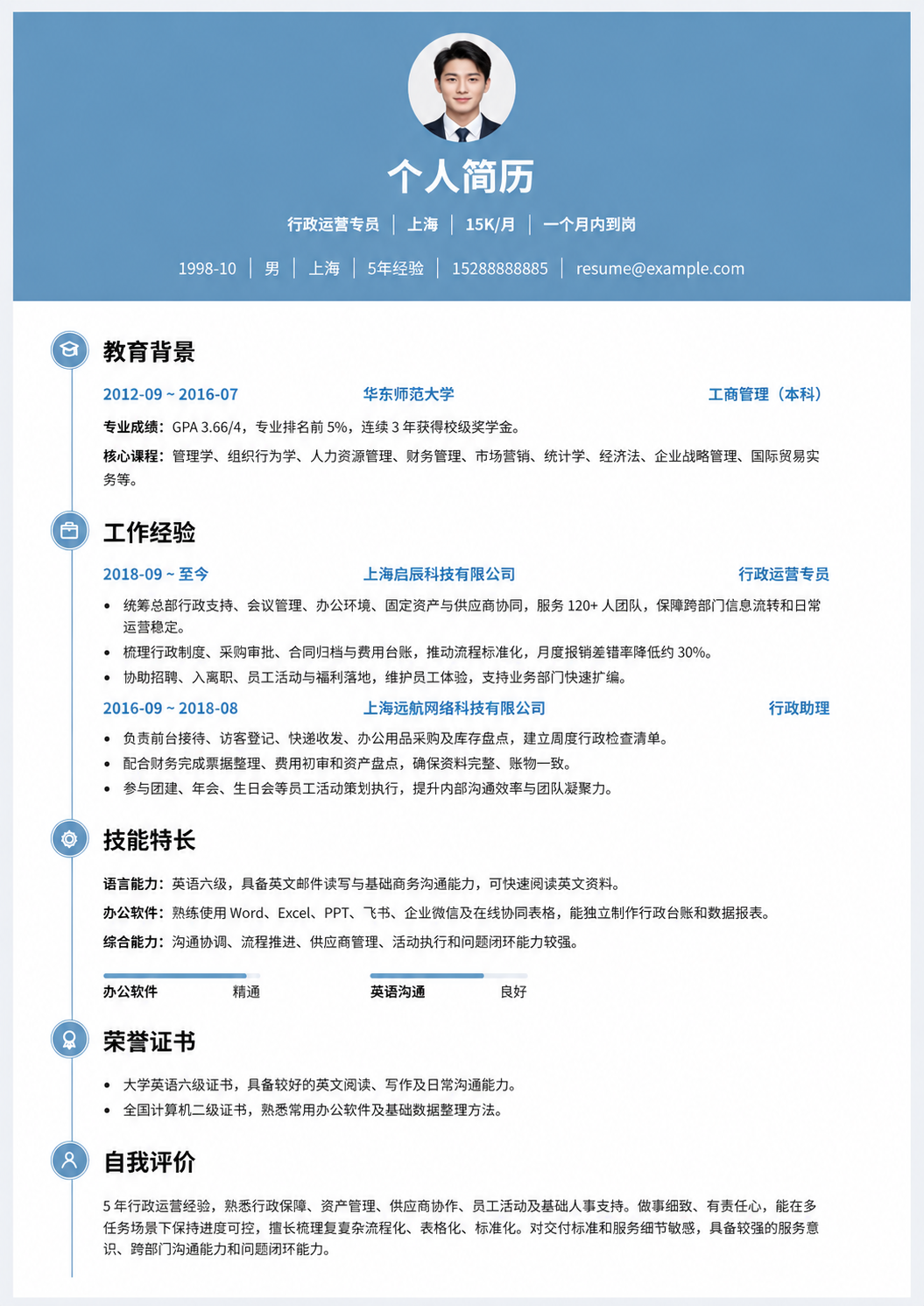 行政专员 | 人事专员